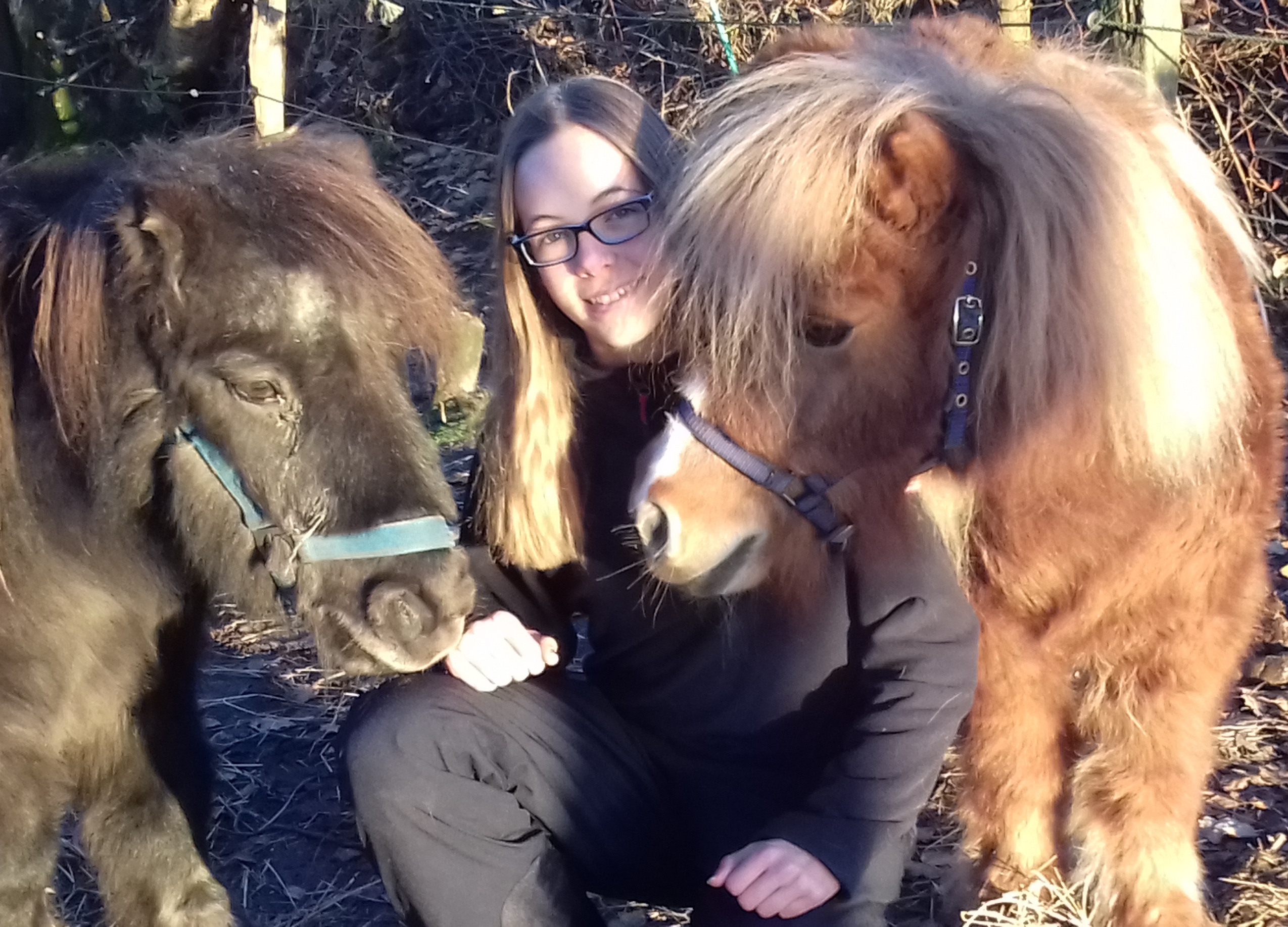 Marike mit Salino und Alf